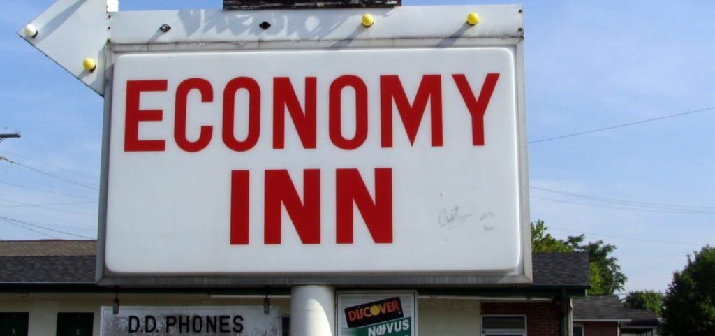 Placa de um hotel