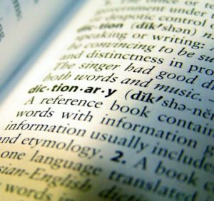 Dicionário de inglês