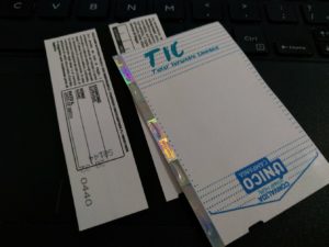 Bilhete de transporte em Nápoles