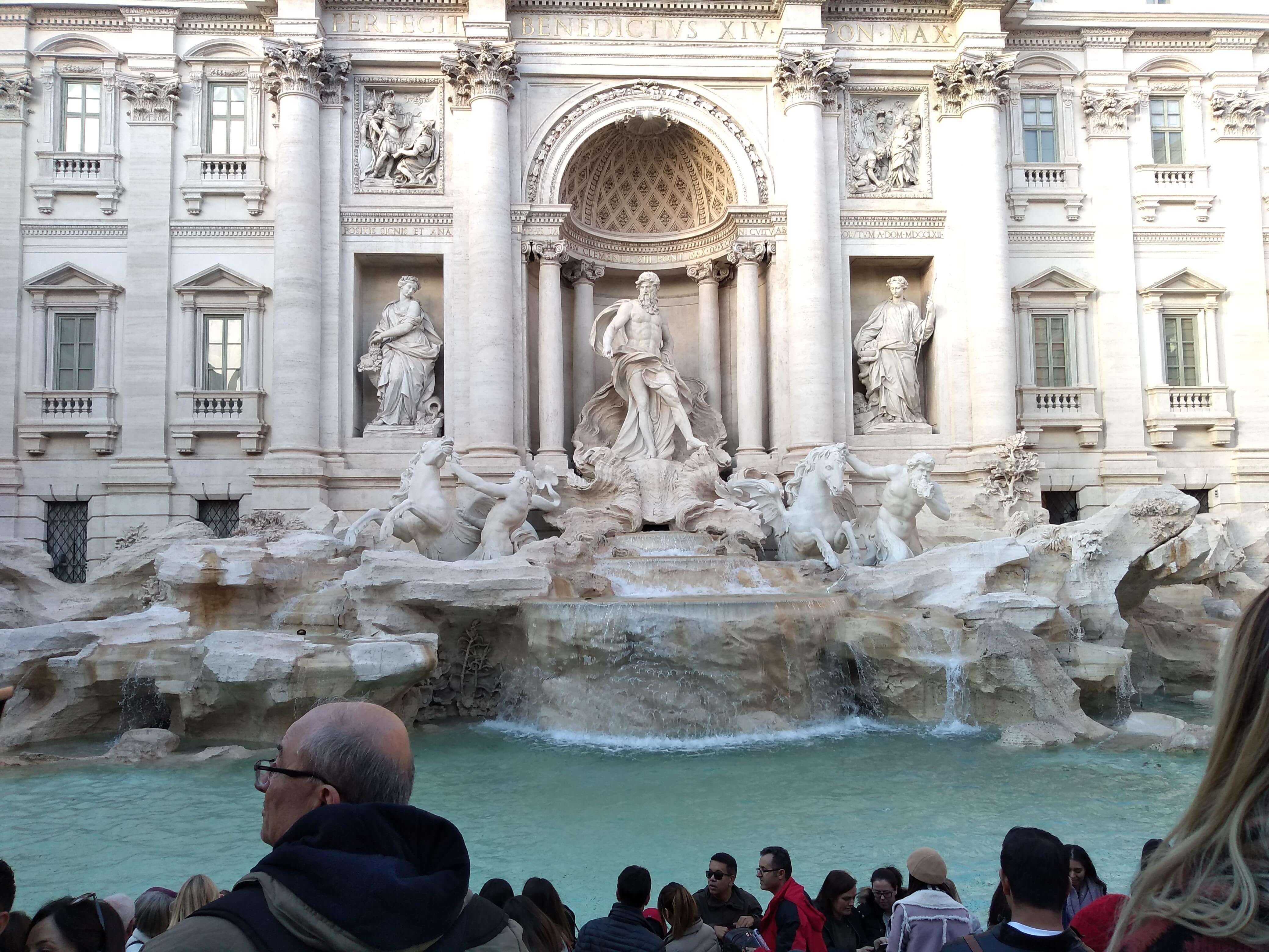 Um dia em Roma Fontana di Trevi