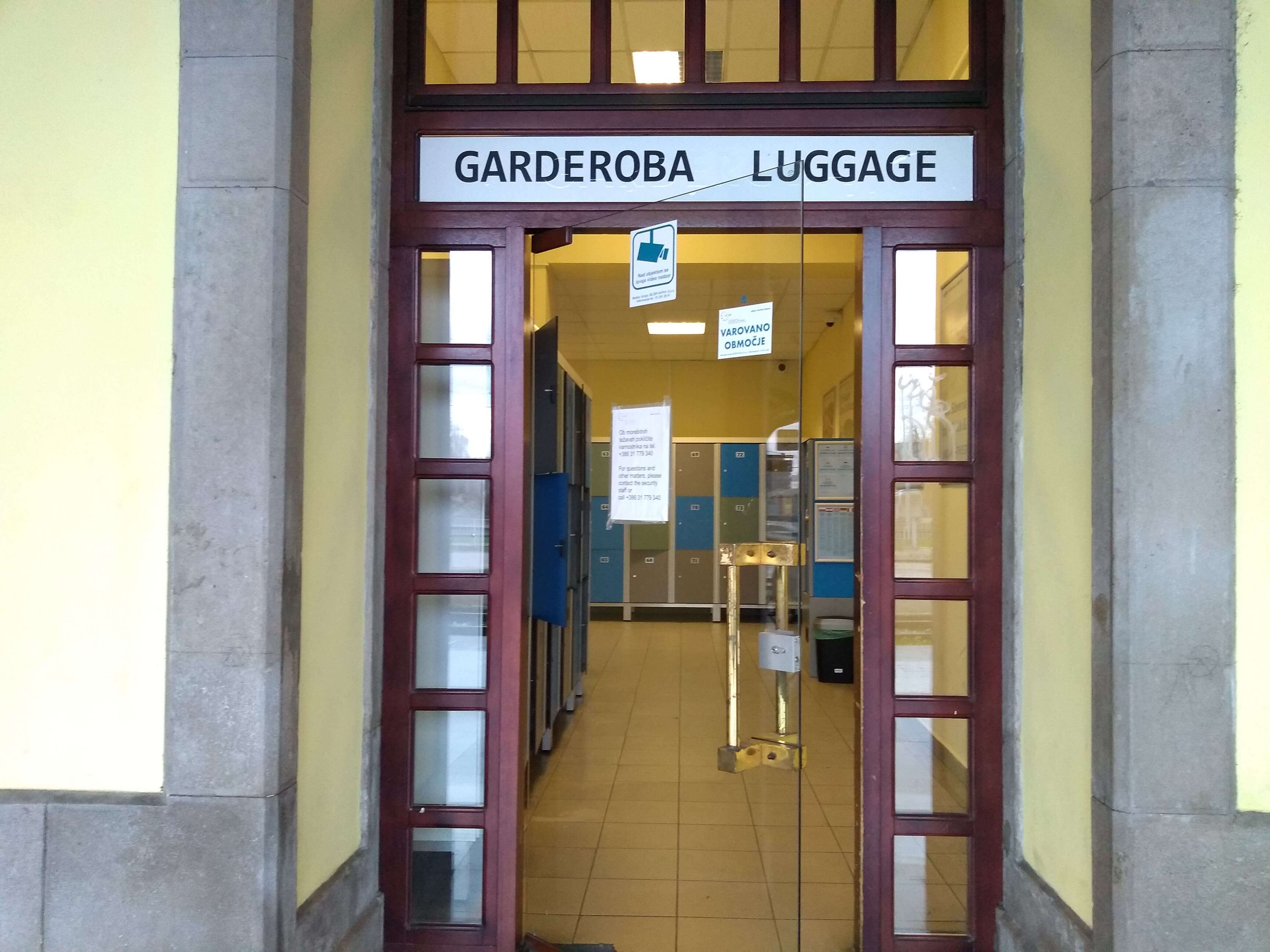 guardar malas em ljubljana