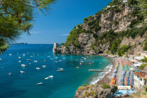 Fornillo, Positano, Praias na Itália